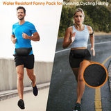 Load image into Gallery viewer, Large Fanny Pack for Women Men - Waist bag with 3-Zipper Pockets, Gifts for Enjoy Sports Traveling Workout Casual Hands