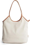 Load image into Gallery viewer, Tote Bag for Women Beach Bag with Zipper Casual Shoulder Bag Lightweight Travel Tote Hobo Handbag | PU Leather Handles, 14L Capacity, Inner Pocket, Beach, Travel, Shopping, Campus
