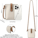 Load image into Gallery viewer, Leather Small Crossbody Bags for Women Phone Purse Minimalism Cell Phone Bag with Card Slot