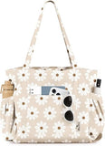 Load image into Gallery viewer, Cute Corduroy Tote Bag for Women - Large Capacity Multi-Pocket Shoulder Bag with Zipper