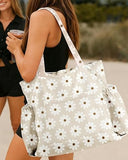 Load image into Gallery viewer, Cute Corduroy Tote Bag for Women - Large Capacity Multi-Pocket Shoulder Bag with Zipper