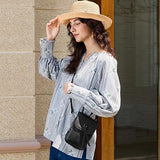 Load image into Gallery viewer, Genuine Leather Small Crossbody Bags for Women, Multi Pocket Cell Phone Crossbody Purse with RFID Blocking Card Slots