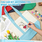 Load image into Gallery viewer, Mini Canvas Tote Bag with Pockets Duty Canvas Sublimation Blank Small Bag Mini Reusable Tote for Crafts DIY